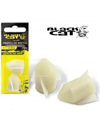 Пропелер-тракалка за сом Black Cat Propeller Rattle - Glow in The Dark