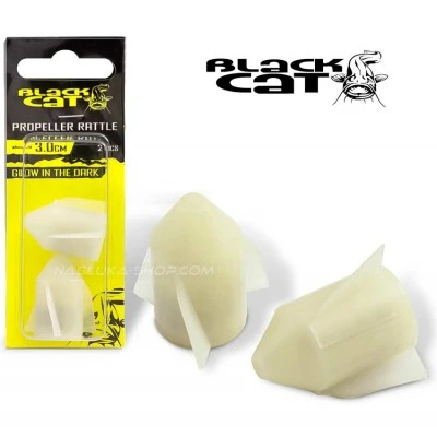 Пропелер-тракалка за сом Black Cat Propeller Rattle - Glow in The Dark