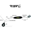 Тракащ поплавък за сом Black Cat Rattle U-Float