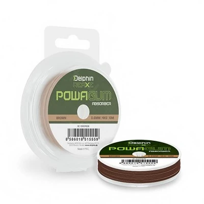 Ластик за фидер Delphin REAXE PowaGUM Absorber Brown 10м