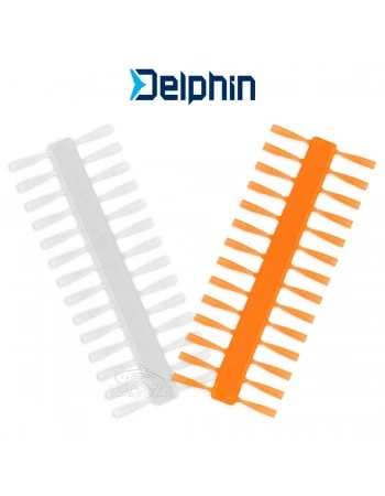 Стопери за монтажи на косъм Delphin Q-Stop - Orange Transparent