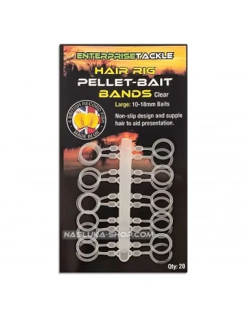 Полимерни рингове за пелети с държачи Enterprise Hair Rig Pellet-Bait Bands