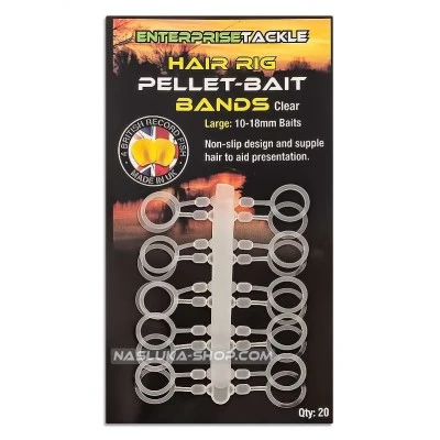 Полимерни рингове за пелети с държачи Enterprise Hair Rig Pellet-Bait Bands