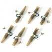 Клипсове за шарански монтажи Extra Carp Camou Heavy Lead Clip & Pin 3821 - 6 бр.