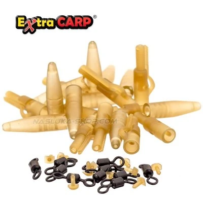 Аксесоари за шарански монтажи в пакет Extra Carp Lead Clip Extra - 9876