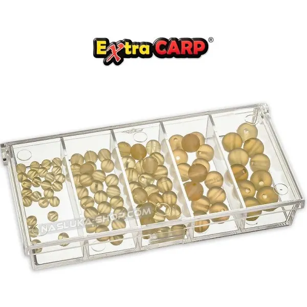 Гумени мъниста за монтажи Extra Carp Rubber Beads Set, 4769 — снимка 1