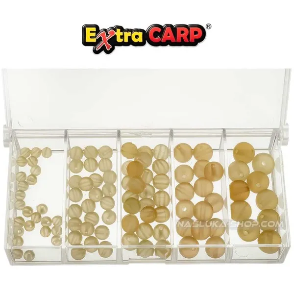 Гумени мъниста за монтажи Extra Carp Rubber Beads Set, 4769 — снимка 2
