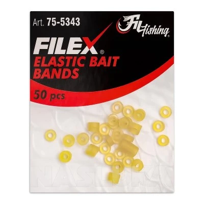 Силиконови пръстени за пелети Filex Elastic Bait Bands 5343 - 50 бр.
