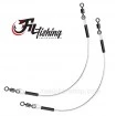Еластични връзки с вирбели за фидер Fil Fishing Power Gum Link Swivels - 7539