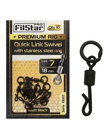 Вирбели-бърза връзка с халка FilStar Premium Rig F8007