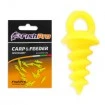 Полимерни винтчета за стръв FishPro Carp & Feeder Bait Screws Yellow, 15 бр.