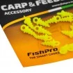 Полимерни винтчета за стръв FishPro Carp & Feeder Bait Screws Yellow, 15 бр.