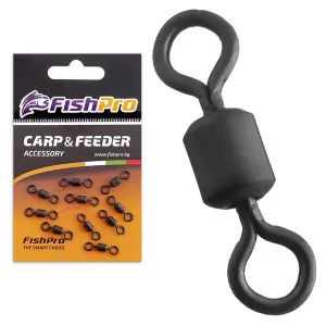 Вирбели за шарански монтажи FishPro Carp Rolling Swivel Вирбели за шарански монтажи FishPro Carp Rolling Swivel