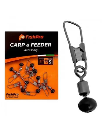 Вирбели за фидер FishPro Feeder Swivel - 10бр.