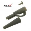 Клипсове за шарански монтажи FishPro Lead Clip Tail Rubber Lock, 5 бр.
