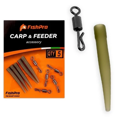 Монтажи бърза връзка с шлаух FishPro QC Anti Tangle - 5бр.