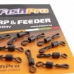 Вирбели-бързи връзки за шарански монтажи FishPro QC Swivel