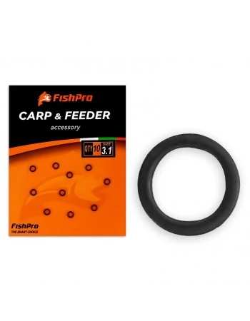 Халки за шарански монтажи FishPro Round Ring Rigs - 10бр.