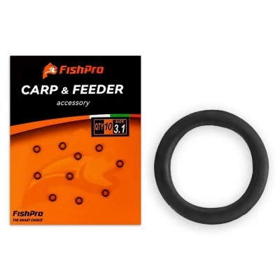 Халки за шарански монтажи FishPro Round Ring Rigs - 10бр.