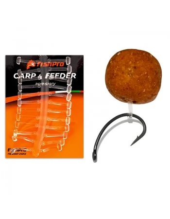 Силиконов косъм за шарански монтаж FishPro - 24бр.