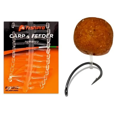 Силиконов косъм за шарански монтаж FishPro - 24бр.