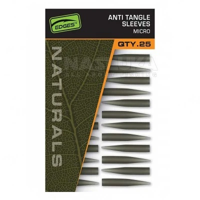 Противооплитащ шлаух за монтажи за шаран Fox Edges Naturals Anti Tangle Sleeves, Micro, 25 бр.