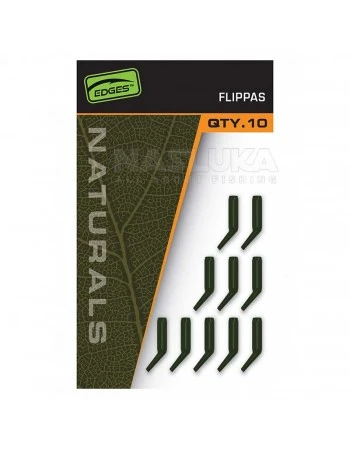 Алайнери за шарански монтажи Fox Edges Naturals Flippas, 10 бр.