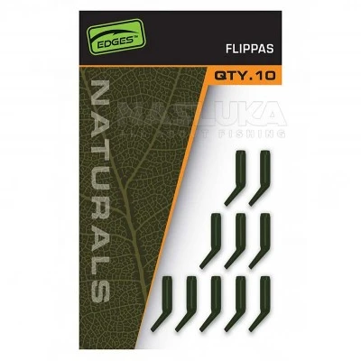 Алайнери за шарански монтажи Fox Edges Naturals Flippas, 10 бр.