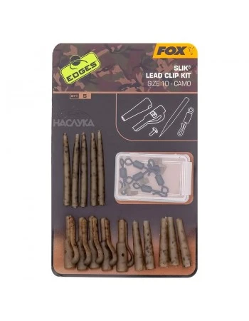 Материали за монтажи Fox Slik Lead Clip Kit - Camo
