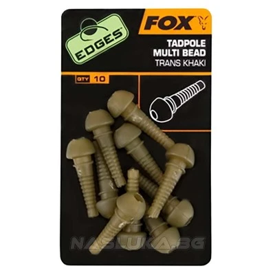Аксесоари за шарански монтажи Fox Tadpole Multi Bead - Trans Khaki