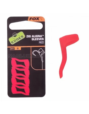 Аксесоари за zig-rig монтажи Fox Zig Aligna Sleeves - Red