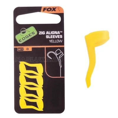 Аксесоари за zig-rig монтажи Fox Zig Aligna Sleeves - Yellow