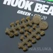 Стопери за кука Korda Hook Bead Green, 20 бр.