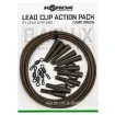 Комплект аксесоари за монтажи Korda Basix, Lead Clip Action Pack