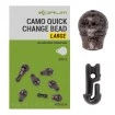 Мъниста-бързи връзки за фидер риболов Korum Camo Quick Change Bead