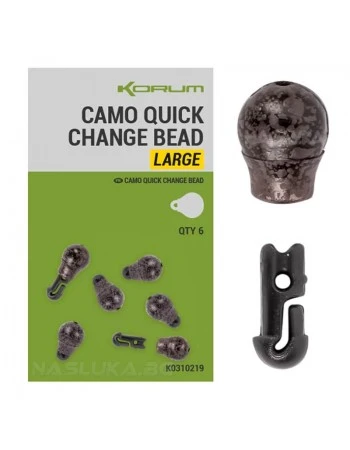 Мъниста-бързи връзки за фидер риболов Korum Camo Quick Change Bead