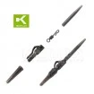 Комплект бързи връзки с клипс и шлаух Korum Camo Safety Clip Kit QC, 4 бр.
