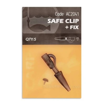 Клипсове за шарански риболов Life Orange Safe Clip + Fix - AC2041