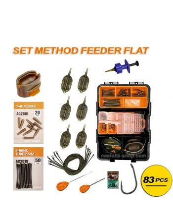 Комплект фидер аксесоари Life Orange Set Box - Method Flat Hard