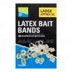 Силиконови рингове за стръв Preston Latex Bait Bands 50 бр.- Large