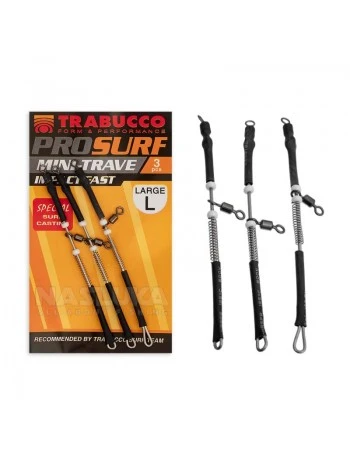 Монтаж за сърф риболов Trabucco ProSurf Mini-Trave Impact Fast, 3 бр.