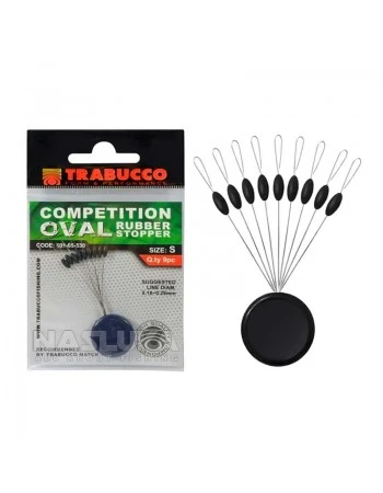 Гумени стопери Trabucco Oval Rubber Stopper, 9 бр.