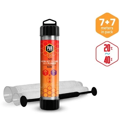 PVA Delphin PVA N'Tastic 7м 25мм + 35мм PVA система с пълначка Delphin PVA N'Tastic 7м - 25мм + 35мм