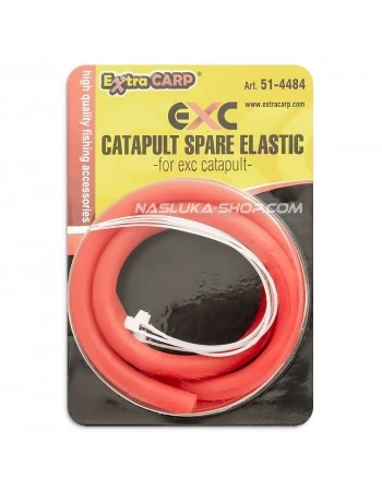 Резервен ластик за прашка Extra Carp Catapult - Black / Red Shot