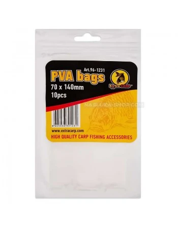 PVA торбички Extra Carp 70х140 мм - 10 бр.