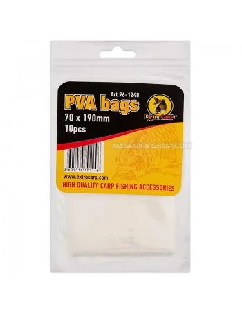 PVA торбички Extra Carp 70х190 мм - 10 бр.