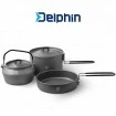 Мултифункционален къмпинг комплект Delphin Camp Ware 3in1
