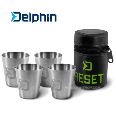 Комплект чаши от неръждаема стомана Delphin Reset 4in1