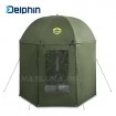 Чадър със странична тента Delphin Thunder Full Wall - 2.50м