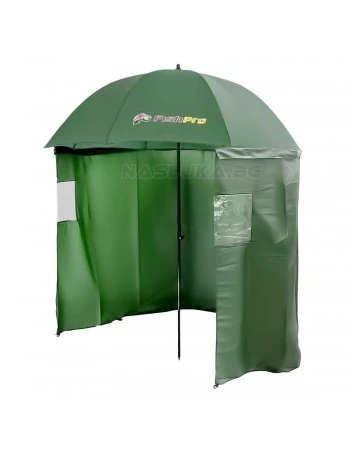 Чадър със странична стена FishPro - 2.50м